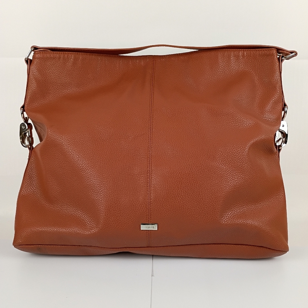 Jewell by thirty-one Fashion Cognac Woods Pebble Tote Bag